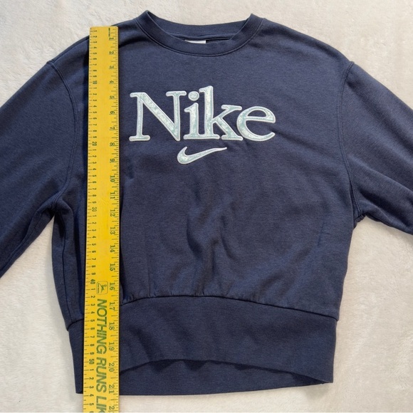 Nike Femme Fleece Crop Sweatshirt Junior Size Small - Picture 6 of 8